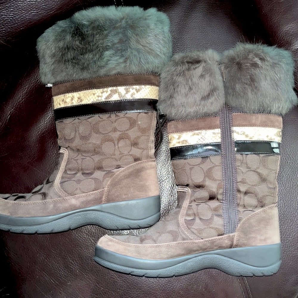 Coach Boots Size 8